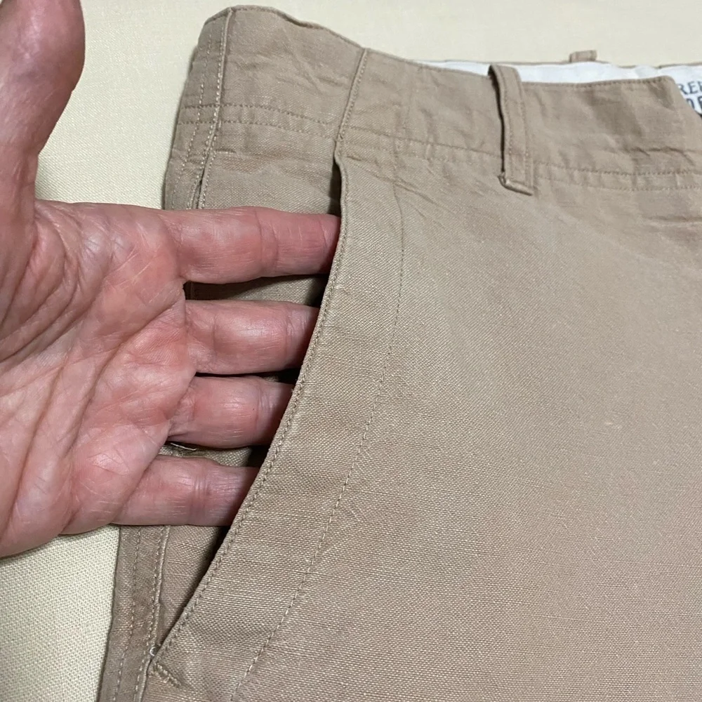 Banana Republic Men's Relaxed Fit 31X32 Khaki Chinos Pants.